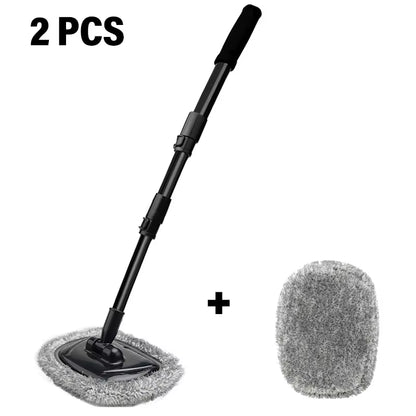 New Car Wash Mop Cleaning Brush Telescoping Long Handle Cleaning Mop Retractable Bent Bar Car Wash Brush Car Cleaning Tools