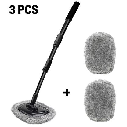 New Car Wash Mop Cleaning Brush Telescoping Long Handle Cleaning Mop Retractable Bent Bar Car Wash Brush Car Cleaning Tools